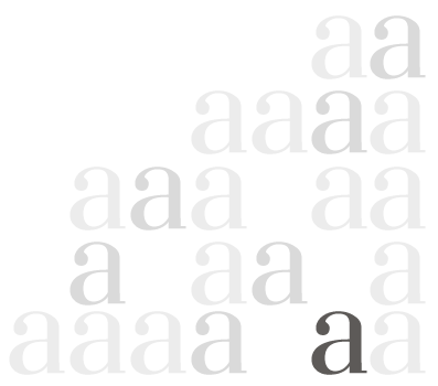 La lettera A stilizzata del logo di Alba Costruzioni ripetuta più volte