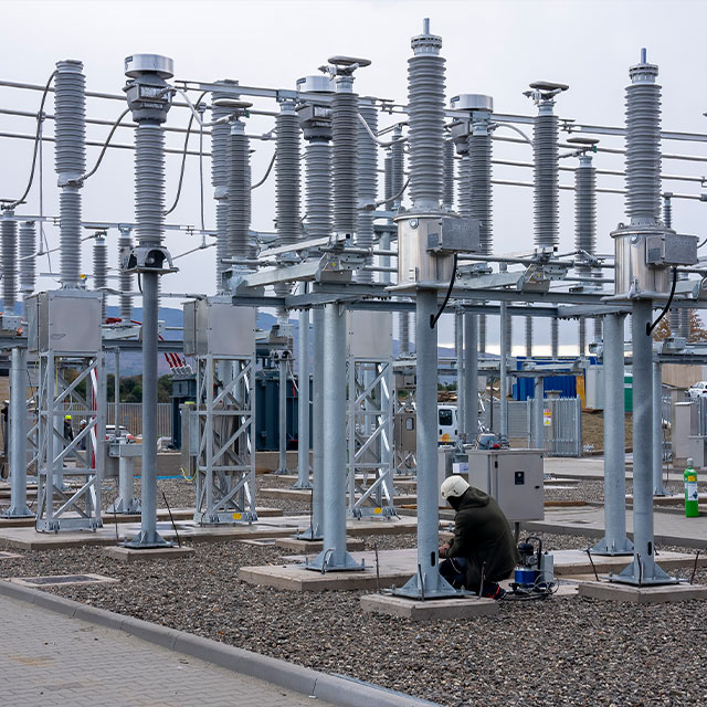 Cantiere in costruzione Cabina Primaria AT/MT “Cinigiano”